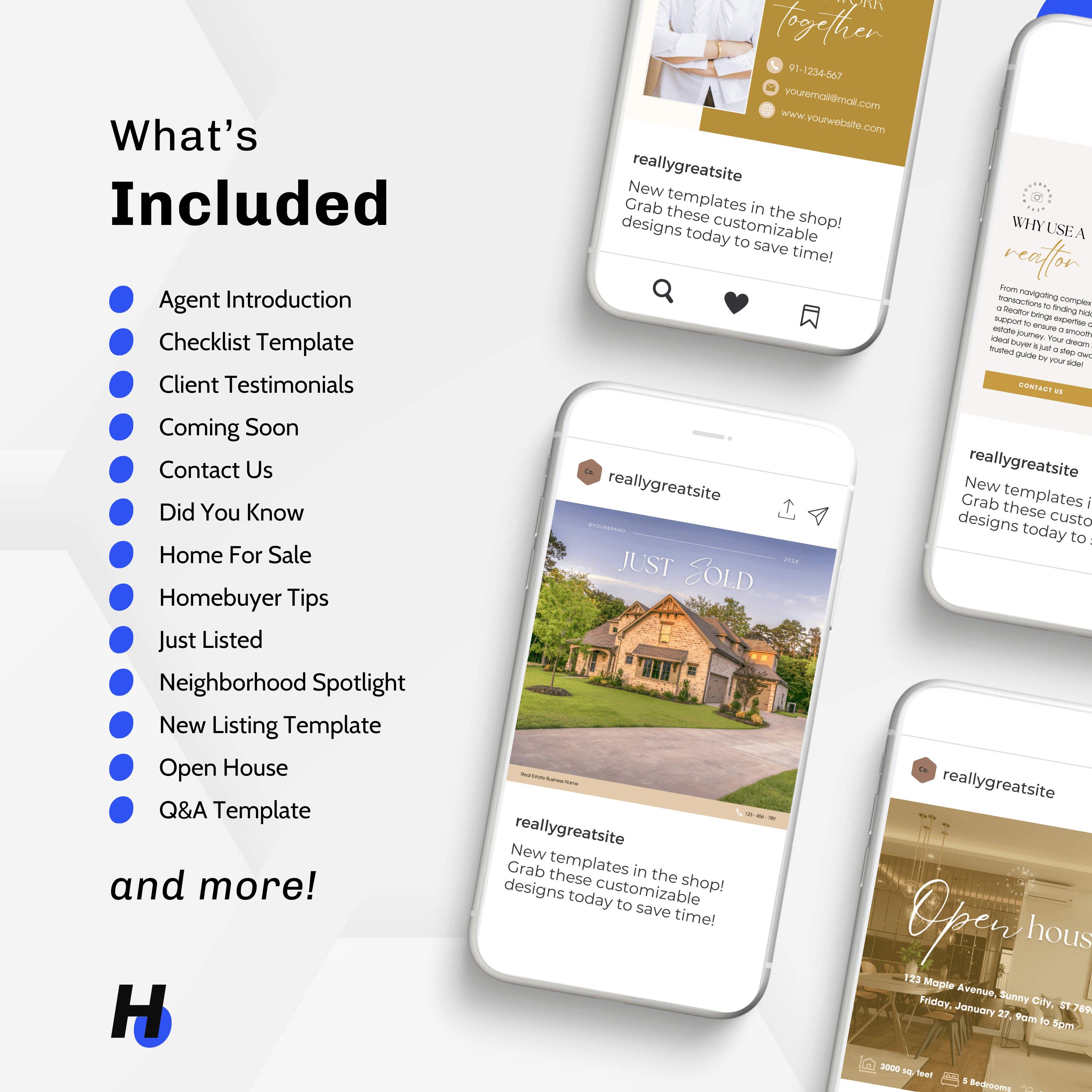 PLR Real Estate Instagram Posts - Hype PLR